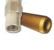 * Threads are rolled by roll threading process, which ensures that an even copper covering is maintained, even at the roof of the thread. Roll thread gives greater strength than cut thread.