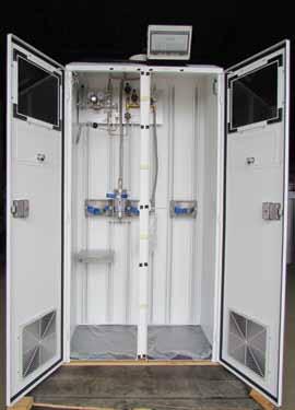 A variety of standard gas safety cabinets are available for housing one to four cylinders.