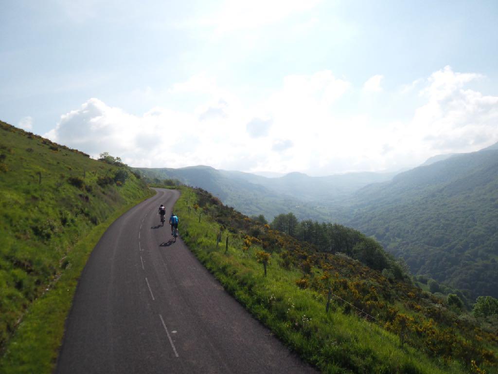 Next up is the Col de Finiels (1541m), which takes you over Mont Lozère. It is a bleak landscape strewn with granite boulders, but the views from here are spectacular.