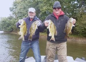 Allegheny River continued Dave Lehman (Espyville); filed 10/20: We had a pretty good day on the river with 25 to 30 smallmouths up to 3.5 pounds between the three of us.