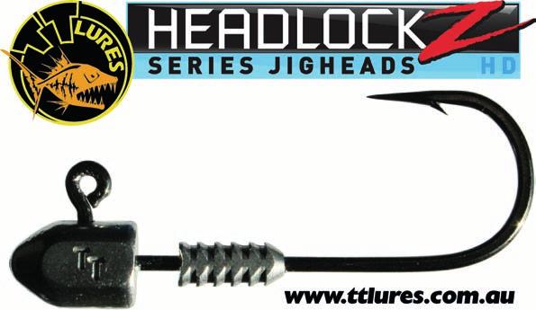 The AFTA Award Winning - Best Terminal Tackle 2012 - TT Lures HeadlockZ HD jigheads are now in the hands of anglers around
