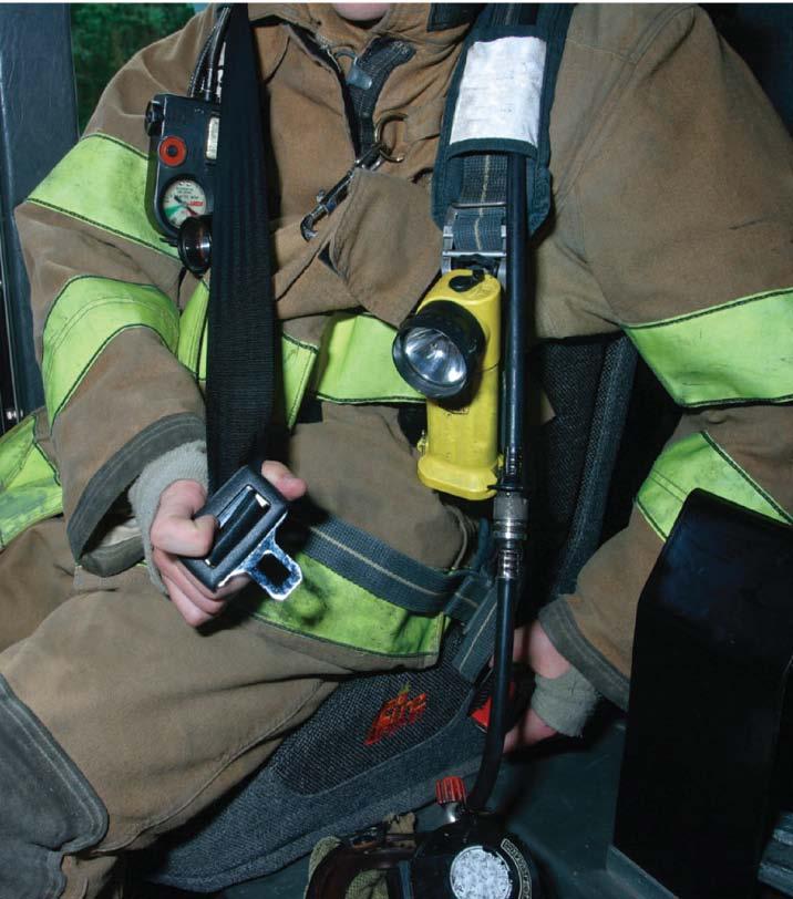 Fire Apparatus Safety Equipment Seatbelts Should be worn anytime