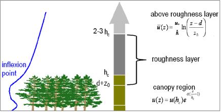 Forest: Physical Description Semi-porous blockage to wind flow. Area of higher roughness.