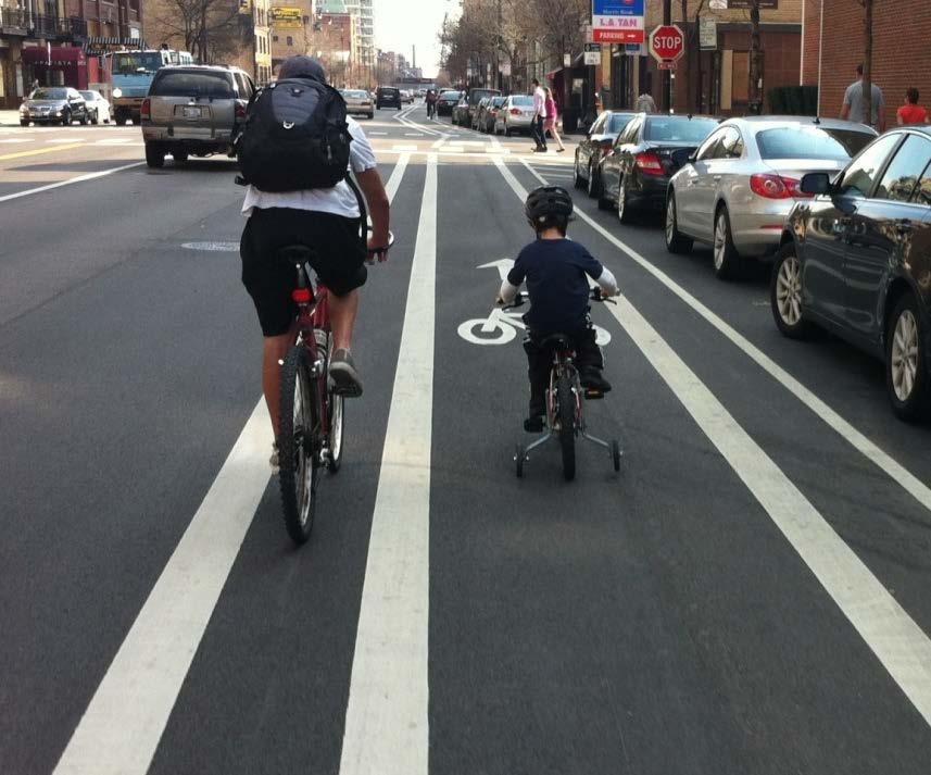 Buffered Bike Lanes Chicago, IL New York, NY May require using an existing travel or