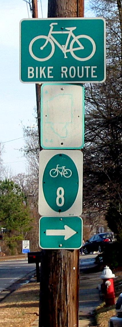 Signed Bike Routes Identify pleasant routes for cycling Have no legal meaning Designation does not affect the legal status of cyclists on the roadway Signed bike routes identify pleasant