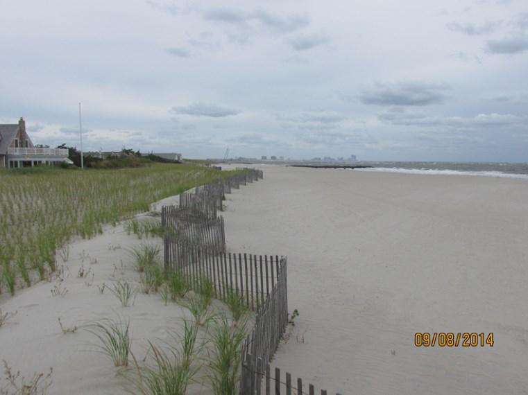 NJBPN 225 - Gardens Road, Ocean City The Gardens Road site is the northernmost profile in Ocean City and located near Great Egg Inlet. (Left photo is from September 8, 2014.