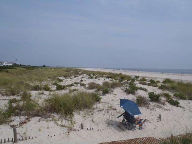 This site fared well during Hurricane Sandy due to its wide beach and high, wide dune. Between fall 2014 and fall 2015, the profile gained volume (25.08 yds 3 /ft.