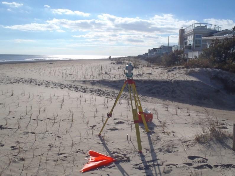 The preproject dune height was greater than 20 ft NAVD88 and was an important component in limiting the effects of Hurricane Sandy on shorefront properties. Figure 62.