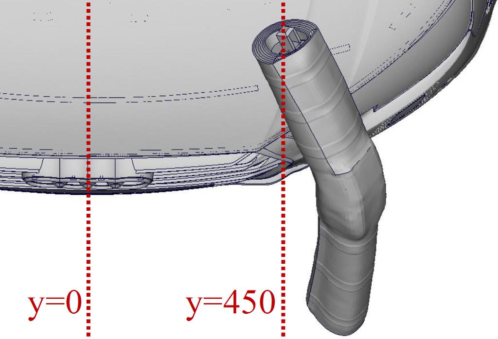 space defined in the parametric studies. Lv et al. investigated position and thickness of lower stiffener and bumper energy absorber to reduce both FlexPLI and TRL injury criteria [5]. Lee et al.