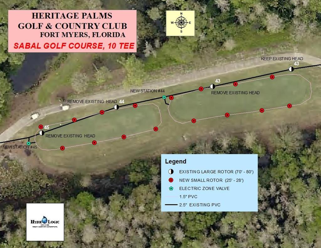 The Case-Study The case-study subject area is the number 10 tee complex on the Sable golf course at Heritage Palms Golf and Country Club located in Fort Myers, Florida.