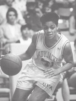 570 field-goal percentage. Played professionally in Spain. Deneen Parker A member of the SFA 1,000-point club (1,506). Two-time All-SLC and league player of the year.