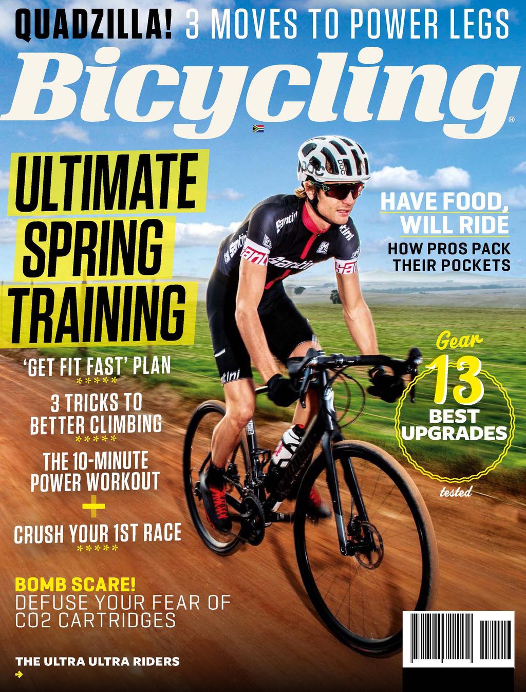 SA S BEST-SELLING CYCLING MAGAZINE WITHOUT BREAKING THE BANK J HYDRATION PACKS PAGE 74 SPECIALIZED DIVERGE PAGE 84 PYGA STAGE PAGE 88 09116 THE STORY OF THOSE WHO