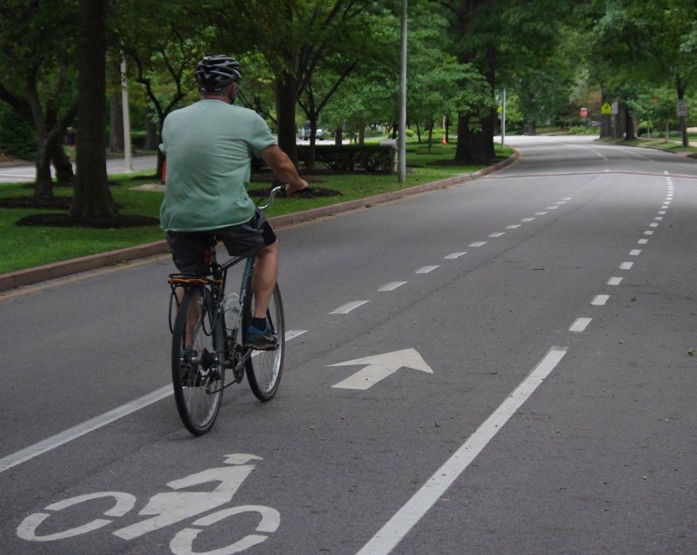 BIKE LANES A bike lane is a portion of the roadway that has been designated by striping, signage, and