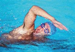 Question 1 a) Respiration is the process that the swimmer uses to release