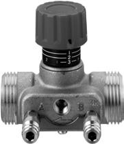 Control valve authority Controlling differential pressure over the control valve means that authority is high which allows an accurate and stable control as well as energy saving.