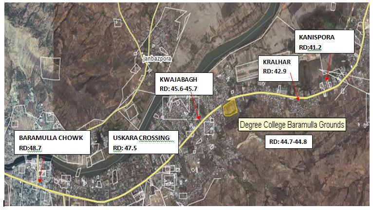 Narbal Crossing Location of