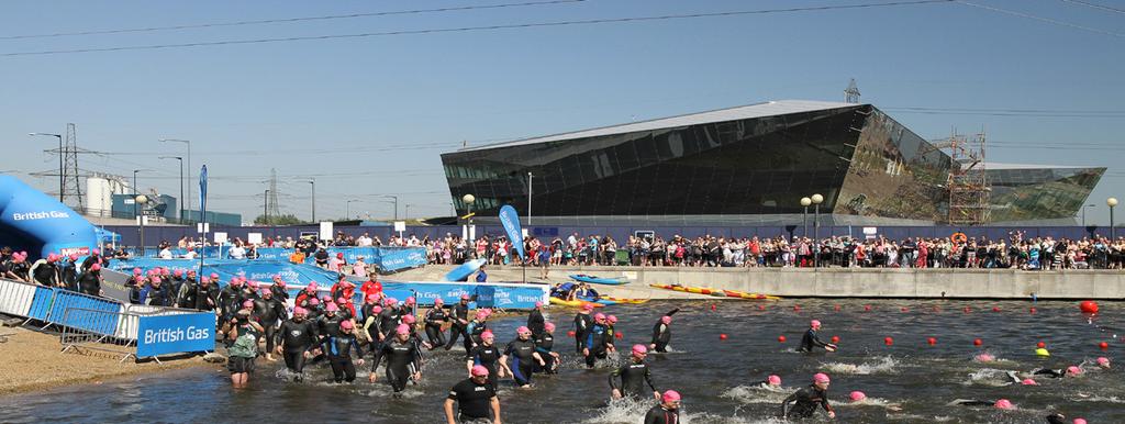 TRAVEL & ACCOMMODATION The Great Newham London Swim will take place in the Royal Victoria Dock near Canary Wharf and the ExCel Exhibition Centre in the East End of the capital.