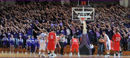 Welsh-Ryan Arena, when filled with the band, the fans and particularly the students, is an intimidating place for visiting teams.