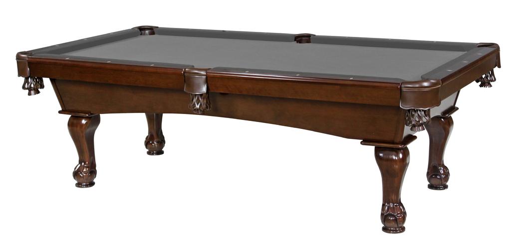 8 BLAZER Quality-Built Heritage Billiard Tables The strong and detailed ball & claw legs