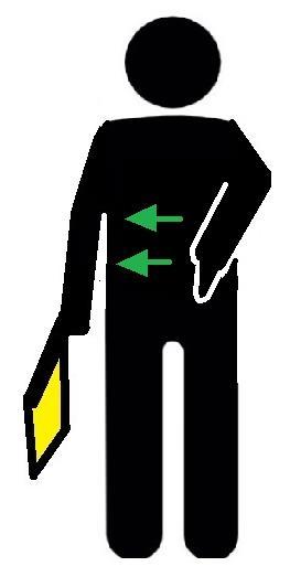 ASSISTANCE SIGNAL LOST/KNOCK ON This signal is similar to a Referee s knock on signal, but only using one arm: Use the arm that is not carrying the flag Gesture a