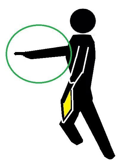 ASSISTANCE SIGNAL ALL CHASERS ON SIDE This signal indicates that all (active) kick chasers between you and the kicker are on side: While running, outstretch one