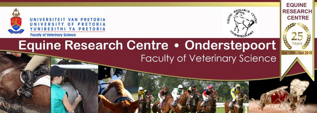 EQUINE RESEARCH what you need to know Brought to you by the Equine Research Centre, University of Pretoria The ERC Team is pleased to bring you two more recent research papers for your interest :