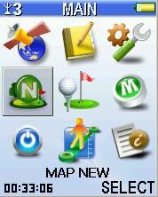 5.2 Course Management for V300 device 5.2.1 Create a New Course Select MAP NEW from the