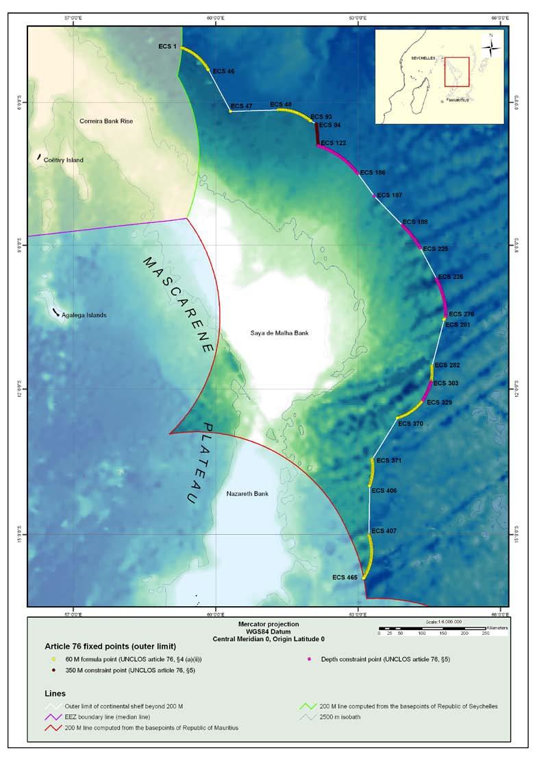 SMS-ES-MAP 2_R Map depicting the outer limit of the extended continental shelf in