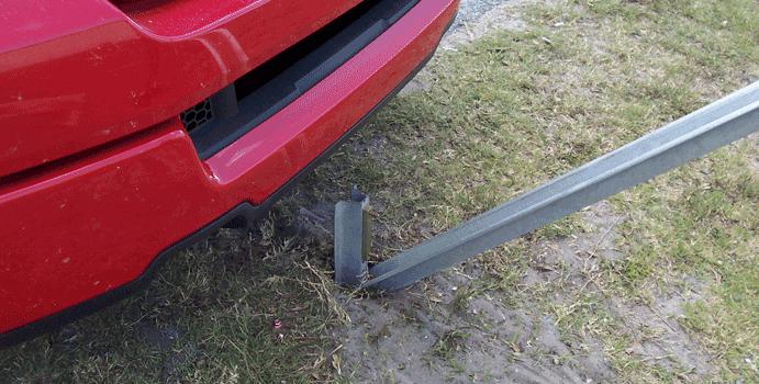 A sign post can become a deadly hazard if it s struck by a motorist, so it is important to make sure posts are crashworthy if they are installed within the clear zone. According to Section 2A.