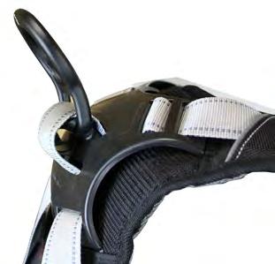 available on Construction Belted harnesses only.