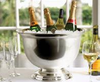 All beverages including champagne and fine wines Your own house