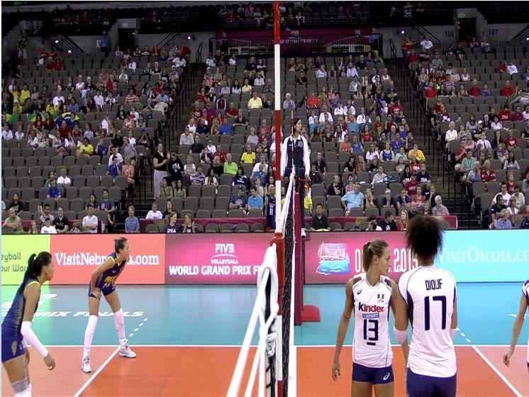 Clip #13 Clinicians Ruling Ball is not caught or thrown Ball does not cross the net