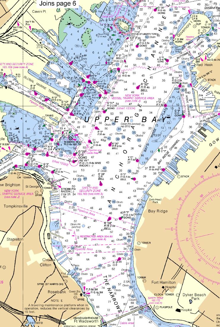 Attachment A Illustrating the Statue of Liberty Race Liberty Island Security Zone buoy START Staten Island Ferry Terminal Time Limits at the Verrazano Bridge Fig A1: Start between boat and starting