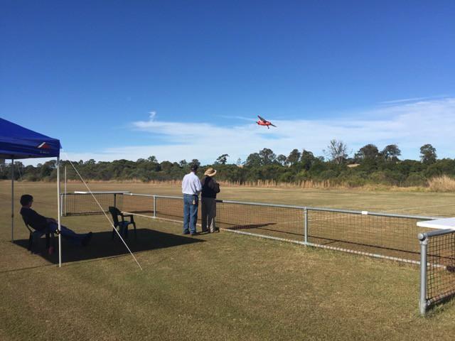 LARGE SCALE CHAMPS NSW (Phil Crandon) Near perfect flying weather on Saturday and a little more wind on Sunday, sums up the conditions for a really good weekend of competitive scale flying.
