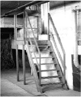 stair railings or handrails.