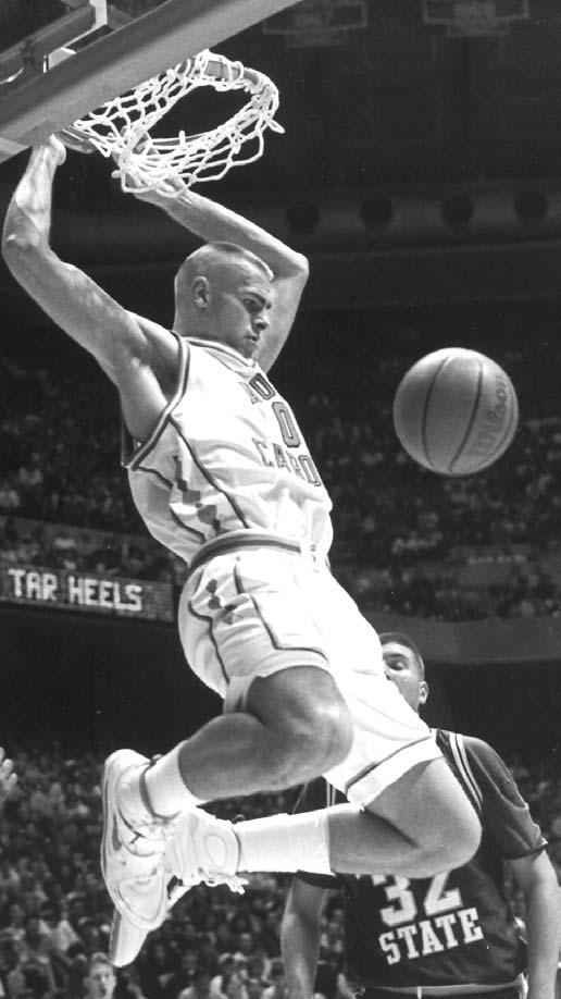 of the 1994 John Wooden All-America team Scored 20 or more points in five games and had nine double-doubles Had 25 points and 17 rebounds against Clemson, his best game of the season Averaged a