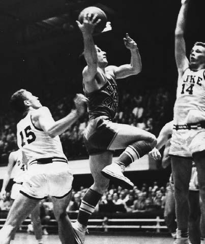 5 rebounds per game for his career as a forward Best remembered for a single play, a play that saved an NCAA title The undefeated 1957 Carolina team was trailing Michigan State, 64-62, in the NCAA