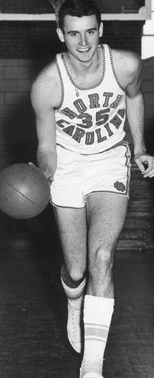 in the title game of one of the most storied Final Fours in NCAA history Still ranks 11th in the Tar Heel record books in career rebounds As a senior in 1958, he led the squad in scoring at a 21.