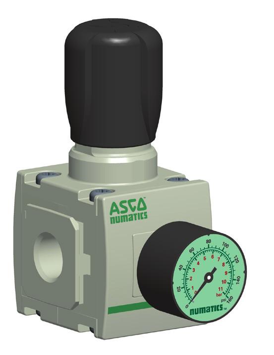REGULTOR High flow with a wide range of adjustable output pressure ranges Flows in excess of 7000 l/min Maintains constant downstream pressure even during fluctuations in upstream pressure Optional