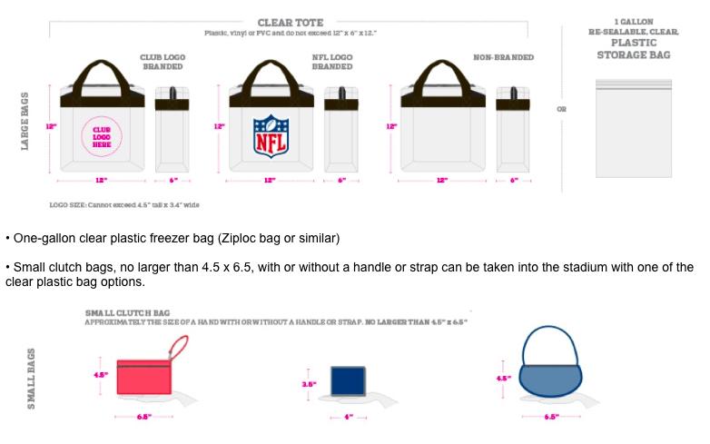 ATLANTA FALCONS 08 09 SEASON STADIUM POLICIES CLEAR BAG POLICY In order to provide a safer environment for the public and significantly expedite fan entry into the stadium, Atlanta Falcons is