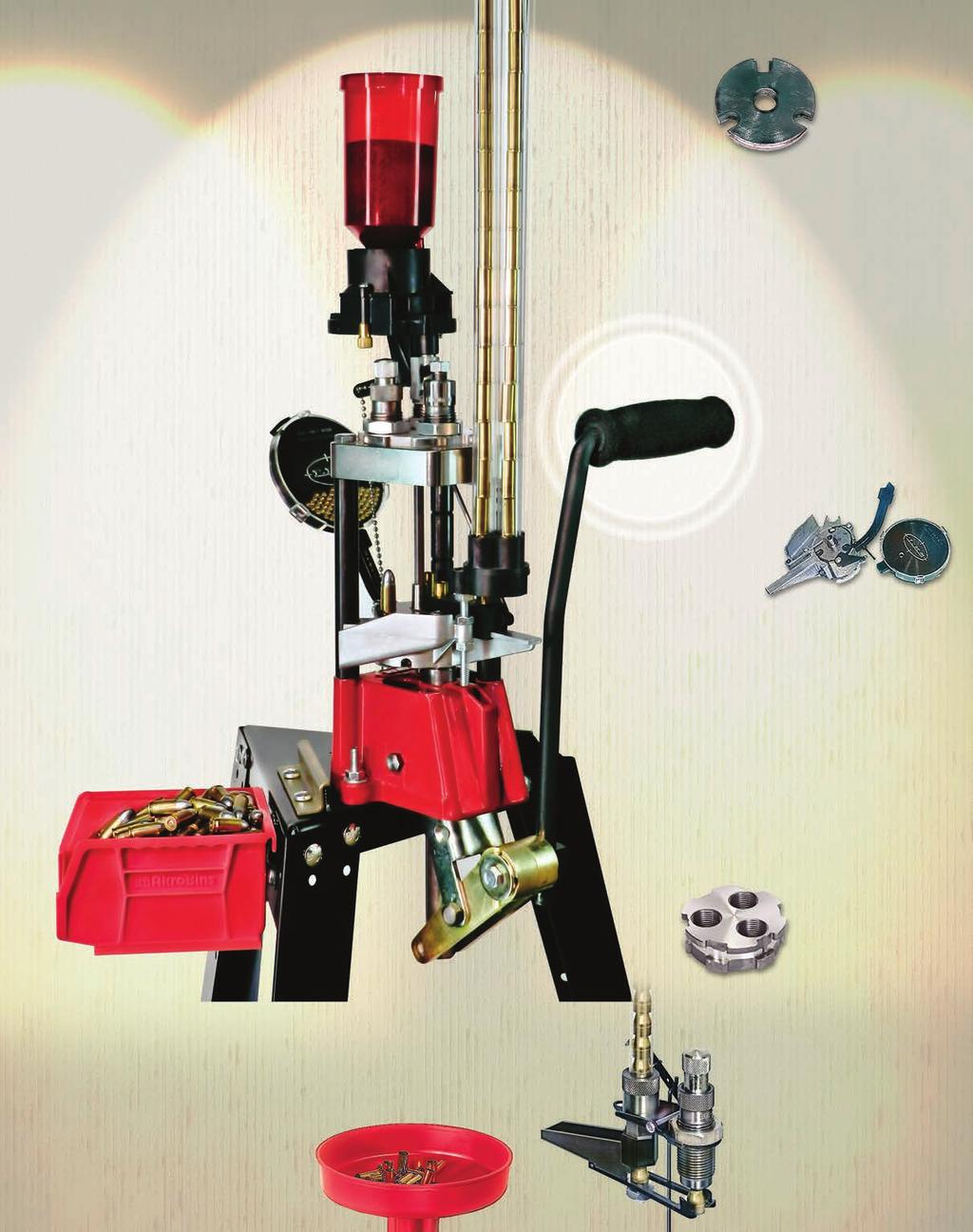 LEE PRO 1000 Fully automatic Lee Pro 1000 Add a bullet and pull the lever; all other operations are automatic. One loaded cartridge with each pull of the lever. Every operation is automatic.