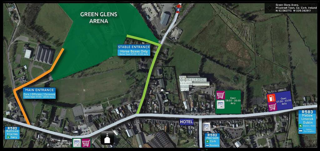 IV. GENERAL INFORMATION 1. ORGANISER Name: Address: Millstreet Equestrian Services Ltd Green Glens Arena, Millstreet Town, Co. Cork, Ireland.