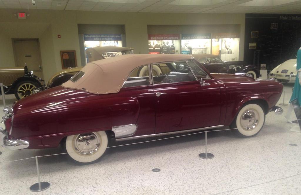 This is a photo of my 1951 Commander Convertible which is now on display at the Indianapolis