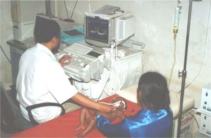 5. Ultrasonography and CT Scan Since 10 years, the Foundation has installed 2 CT