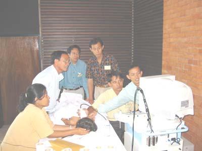 Practical Ultrasound Course From 13 th to 22 nd July 2004 the training center has also organized for Ultrasound course on Pediatrics and Obstetric, inviting two medical staff from each