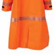 HIGH-VISIBILITY ORANGE GORE-TEX YRAD FR ARC-Flash Duster Coat, with Fall rotection Back Access & Detachable Hood with Zipper, CAT Made with