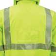 HIGH-VISIBILITY YELLOW GORE-TEX YRAD FR ARC-Flash Jacket, with Fall rotection Back Access & Detachable CAT Made with Liquid-roof GORE-TEX