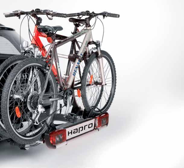 8 hapro strada, SIMPLY UNIQUE. Stylish, strong specimen. The Hapro Strada is an elegant, lightweight, compact bicycle carrier for the back of your car.