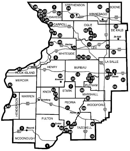 Public Hunting Areas Region 1 SITE-SPECIFIC INFORMATION AND REGULATIONS MAY BE OBTAINED BY CONTACTING THE SITE OR VISITING THE DEPARTMENT OF NATURAL RESOURCES WEBSITE: www.dnr.illinois.