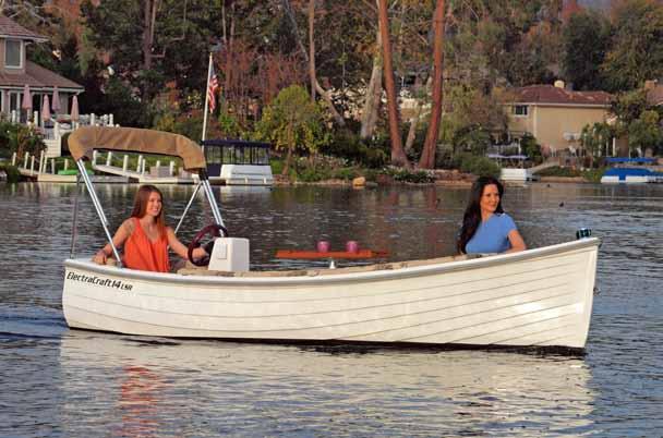 14LS 14 Lapstrake Series E xtend your family room leisure beyond the shore to the tranquility of the water, with an Electra- Craft 14LS.